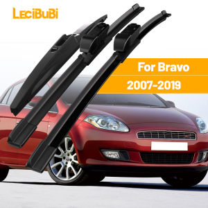 For Fiat Bravo 2007-2019 1set Front & Rear Windshield Wiper Blades Windscreen Wipers 2008 2009 2010 2011 2012 2013 2014 2015