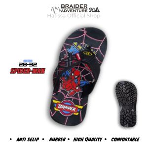 Braider Kids 28-32 Motif Karakter Sandal Japit Anak Cowok Cewek