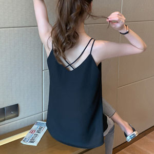 Beauty Back Chiffon Plus Size Ladies Loose Base Ride Sling