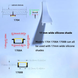 Flexible Bendable LED Aluminum Profile Channel with Replaceable Silicone Diffuser Cover 1-5m Black/White for Strip Light