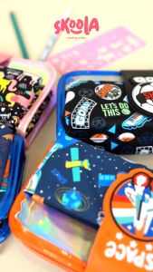 Skoola Tempat Pensil Lipat 3 Pencil Case Threefold Anak Perempuan Lucu Unicorn Fairy Cupcake - Keisu