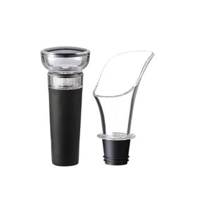 Nút Bịt Chai Rượu Chân Không Chống Rò Rỉ Vòi Rót Dụng Cụ Rót Rượu Dụng Cụ Tạo Bọt Khí Phụ Kiện Quầy Bar Để Bảo Quản Rượu