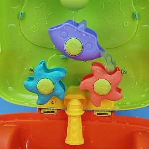 Bộ đồ chơi xúc cát cỡ lớn dạng vali kéo cho bé trai bé gái đi biển nghịch nước nhà tắm hình con vật dễ thương kèm đầy đủ dụng cụ