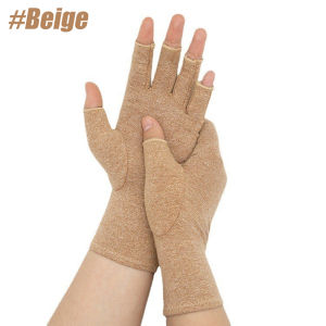 1 Pair Compression Gloves for Women Men Fingerless Arthritis Gloves for Carpal Tunnel Hand Pain Relief with Thumb Support