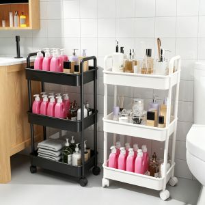 MINGZHIYIFAN | Bathroom Storage Rack Multi-layer Mobile