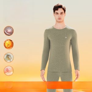 MiiOW | Thickened Fleece Warm Underwear Set For Men Catman German Velvet Moisture Wicking Heating Winter Cold Proof Long Pants