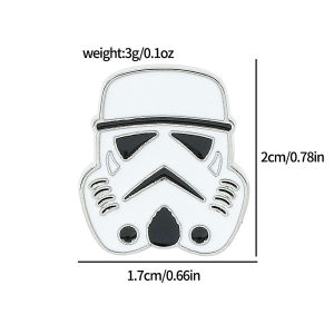Star War Enamel Lapel Pins Cute Cartoon Spacecraft Robot Brooches Millennium Falcon Metal Badges for Backpack Accessories