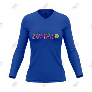 Baju Senam Wanita Aerobic Lengan Panjang Dri-Fit Terbaru Zumba008