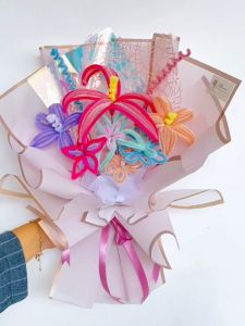 Bucket bunga | Bucket wisuda | Pipe cleaner bouquet | Buket kawat bulu | Flowers bouquet l Flower Bouquet l Bucket murah | Bucket Lucu