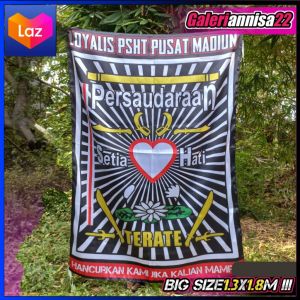 BENDERA PSHT LAMBANG BET BAKU SIZE JUMBO