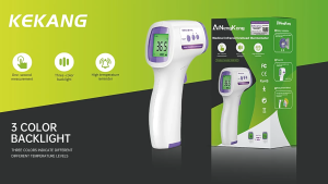เครื่องวัดอุณหภูมิดิจิทัล ปืนสแกนเนอร์ ไม่สัมผัส อินฟราเรด หน้าผาก สําหรับเด็ก ผู้ใหญ่