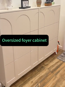 Shoe Cabinet Big Capacity Flip Up Door Shoe rack Organizer Storage  for Entryway Adjustable Shelves Fits All Shoes Easy Assembly Home Furniture