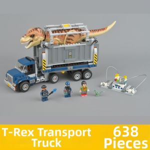 Boys Dinosaur T-Rex Assembly Transport Truck Toy