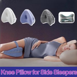 Corrective Pillow for Joint Pain Relief Knee Pillow for Side Sleepers Leg Positioner Pillows Ergonomic Leg Cushions with Removable Cover
