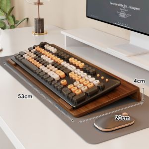 WUBUWEI | Ergonomic Lifting Wooden Keyboard Tray Office Accessory Wrist Supporter