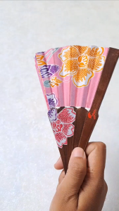 Kipas Batik 3N Tulis Lawas Model Polos Tambal Bilah Ukuran S 19 cm dengan Kotak Gratis dan Layanan Gravir Gratis