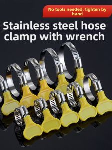 TNBROTHERS | 304 Stainless Steel Hose Clamp Water Pipe Clip