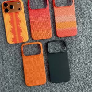 Slim Frameless Carbon Fiber Scepter Pattern Case For iPhone 17 Air 16 15 14 13 12 Pro Max Plus For Magsafe Magnetic Charge Cover