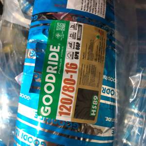 LỐP ( VỎ ) KHÔNG SĂM 120/80-16 GOODRIDE (  BÁNH SAU SH )