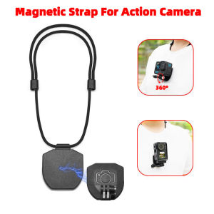 Camera Magnetic Bracket For GoProDJI OSMOAUSEKInstsa360 Action Camera Mount Magnetic Strap Accessories