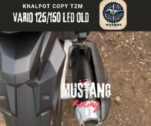 Knalpot Tzm Copy Honda Vario 125/150 Led Old