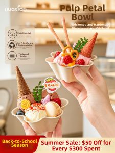 NUOXIAN | Disposable Biodegradable Ice Cream Cups
