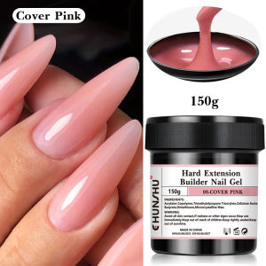 CHUNSHU 150ML Milky White Builder Constructor Gel For Nail Extension Self Leveling Hard Gel Reinforcement Camouflage Nail Gels