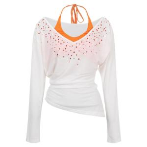Slimming Design Sun Protection T-Shirt Long Sleeve