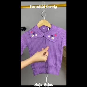 Cardigan Rajut Perempuan / Cardigan Anak usia 1-7 tahun / FARADISA Cardy Kids