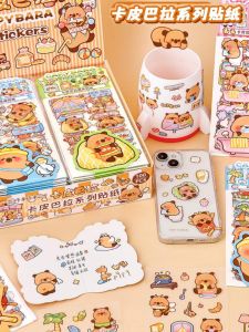 Adorable Capybara Stickers Childrens Scrapbooking Mobile Phone Case DIY Decoration Paper Products without Brand Registration