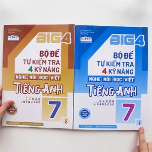 Sách Big 4 bộ đề tự kiểm tra 4 kỹ năng Nghe - Nói - Đọc - Viết tiếng Anh (cơ bản và nâng cao) lớp 7 tập 1 (Global)