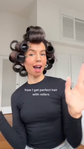 [✅SG Ready Stock] 4 Sizes Rollers Hair Curlers 50 Pcs Set Jumbo Hair Rollers Self Grip Hair Rollers with Clips Curlers for Long Hair Short Hair Hair Bangs