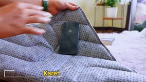 Karpet bulu Quilting anti slip premium mewah ukuran 160x90 anti rntok LP