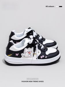 Warrior | Giày Thể Thao Phong Cách Thông Thường Đen & Trắng