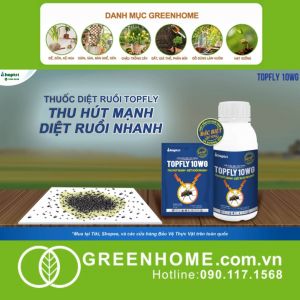 Thuốc Diệt Ruồi Greenhome Topfly 10wg Gói 20gr Thu Hút Mạnh Diệt Ruồi Nhanh Hiệu Quả An Toàn Tiết Kiệm