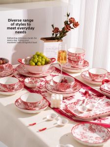 TINY HOME | Chinese Style Celebratory Dinnerware Set