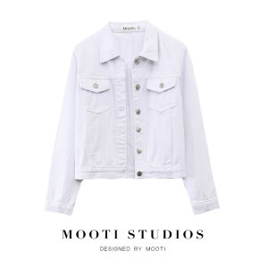 Mooti | Autumn Big Size Short Slim Fit Long Sleeve Student Jeans Jacket