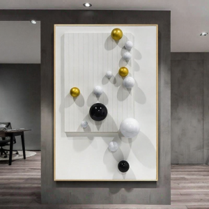 Modern Luxury Stainless Steel Object Artwork Wall Decor