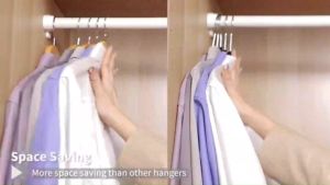 Velvet Clothes Hangers: 20 Pack Non Slip Suit Hangers with Rose Gold Swivel Hook