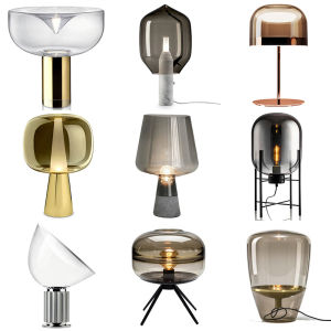 Nordic Minimalist Post-Modern Luxe Glass Creative Designer Table Lamp