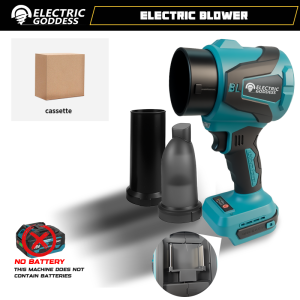 Electric Goddess Brushless Electric Air Blower Leaf Trubon Fan Handheld Super Strong Wind Jet Blower For Dewalt 20V Battery Pin