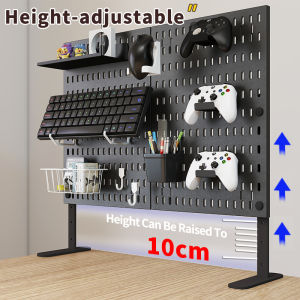 Desktop Decorative Storage Pegboard: Stores Office Documents And Stationery With Abundant Accessories For Free Combination