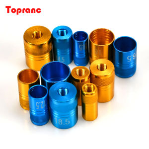 Topranc Brand 2Pcs/Bag Fishing Rod Adapter 12 Sizes of Aluminum Alloy Fishing Rod Connector Fishing Accessories