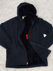 Áo Khoác Nam Lót Lông Giữ Nhiệt Big Size 60 110kg Áo Khoác Hoodie Chống Gió Dày Ấm Mùa Đông