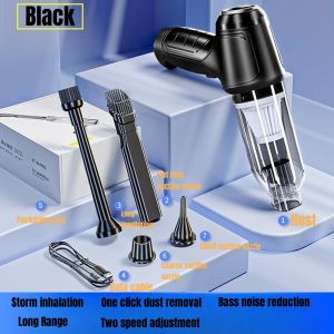 【SG Stock】3IN1 Car Multifunctional Vacuum Cleaner Handheld Air Duster Home Desktop Keyboard Cleaning