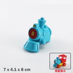 Đồ Chơi Khối Lớn Lắp Ráp Giáo Dục Cho Trẻ Em Đồ Chơi Mô Hình Tàu Hỏa Đầu Nhỏ Phụ Kiện Lắp Ráp Khối Nhựa Cho Trẻ Em Từ 3 Tuổi Trở Lên