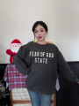 Pure Cotton Hoodie Unisex round Neck Hip Hop FOG Letter Print Streetwear Autumn Winter New Arrival Youth Fashion Long Sleeve Sweatshirt. 