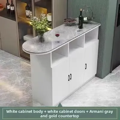 MUHUASHA | Multifunctional Modern Simple Home Bar Table and Dining Cabinet