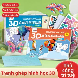 JIFANPAUL | Đồ Chơi Ghép Hình Giáo Dục Sáng Tạo 3D Hình Học Hoạt Hình