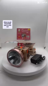 Đèn pin đội đầu siêu sáng choá 8cm 2pin công suất 100w PL 004